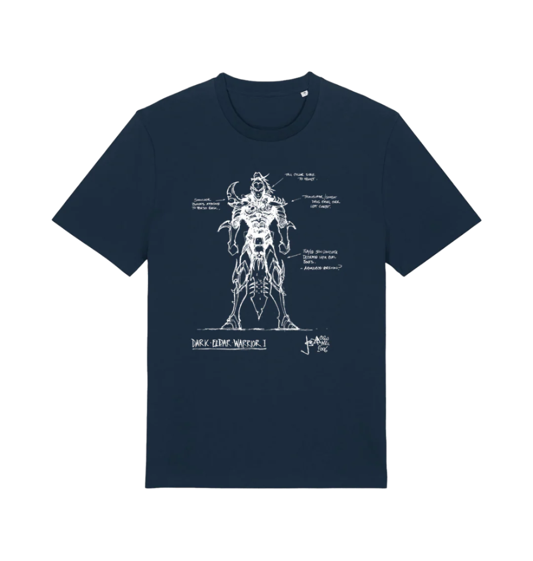 French Navy Printed T-shirt
